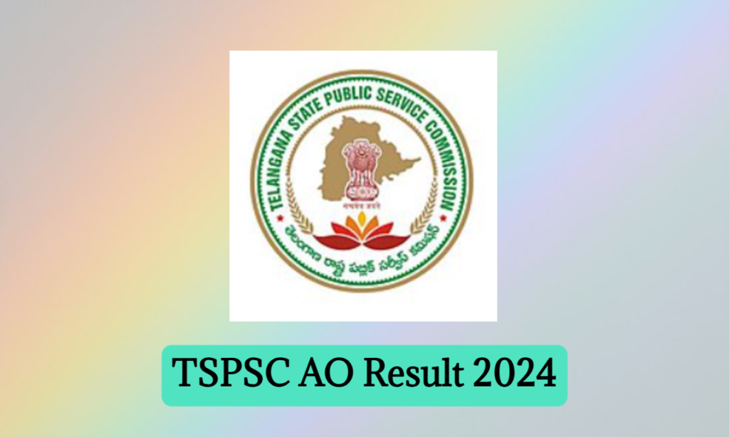 TSPSC AO Result 2024