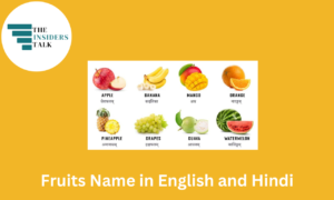 Fruits Name in English and Hindi