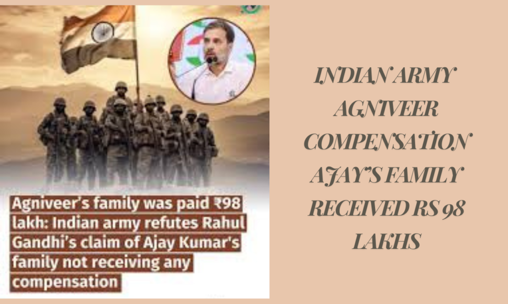 Indian Army Agniveer Compensation, Ajay’s Family Received Rs 98 Lakhs